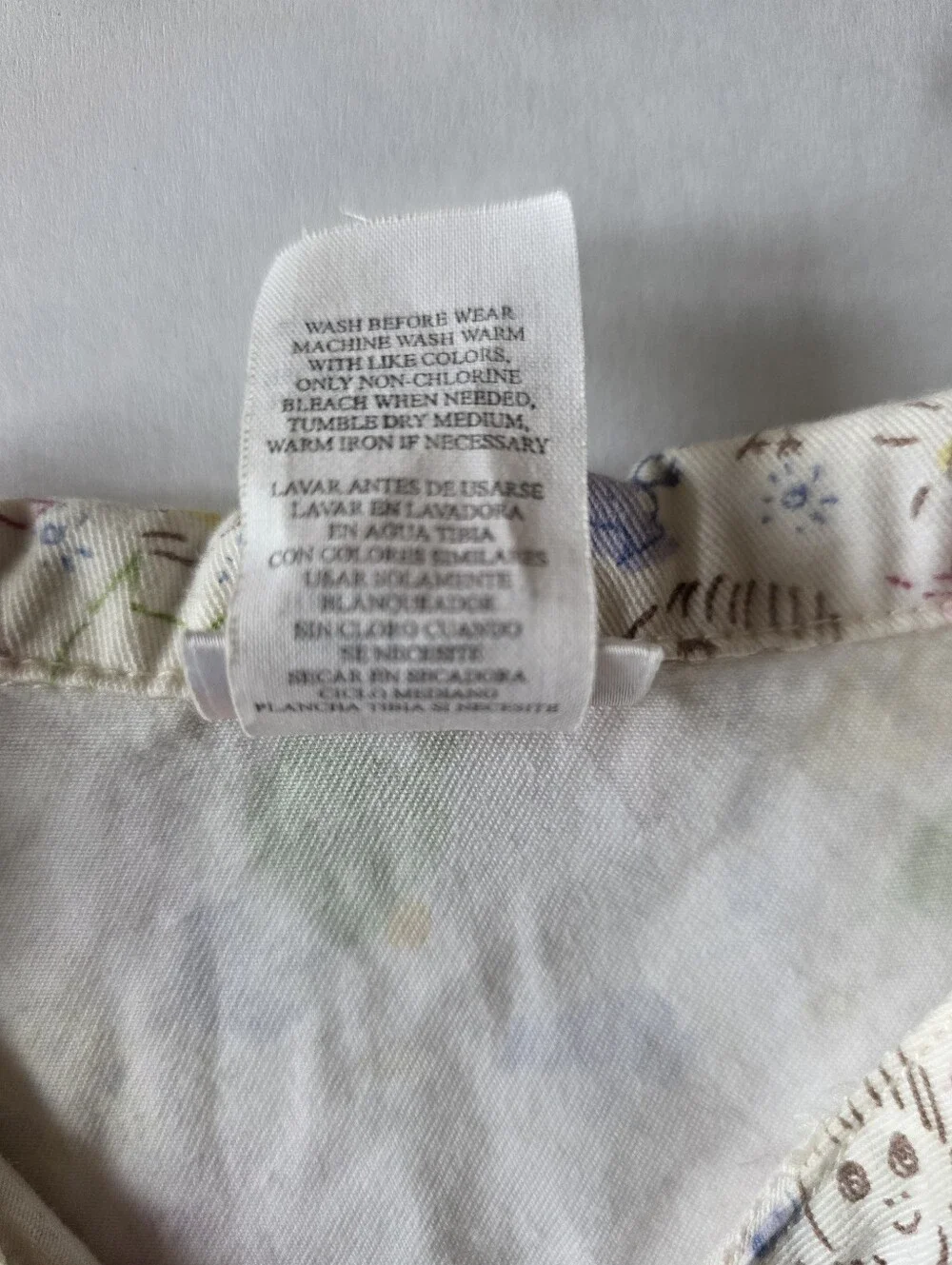 Vtg 1999 Carters x Yoko Ono Lennon Toddler Girl Dress Whimsical Kidcore Artcore